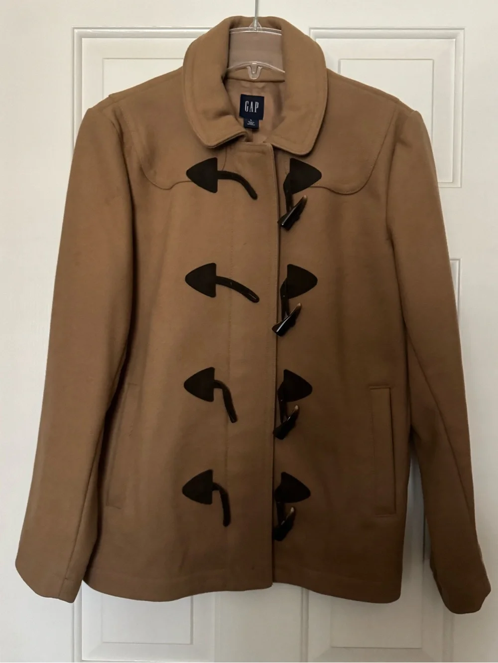 GAP Camel Toggle Duffle Coat – Women’s Wool Blend